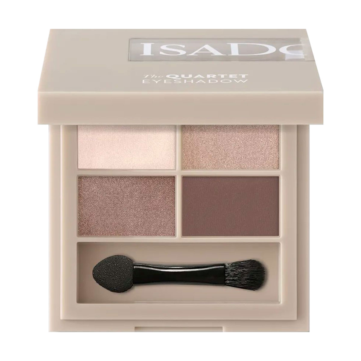 Тіні для очей IsaDora The Quartet Eyeshadow 04 Cappuccino, 3.5 г